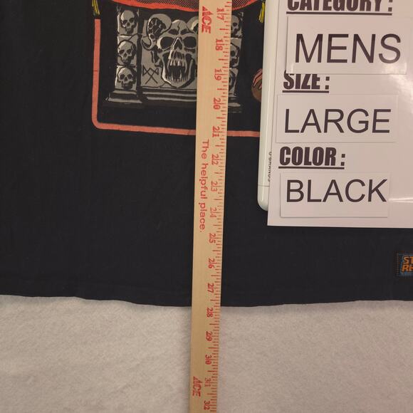 Steven Rhodes Kitty's First Sacrificial Offering Shirt Mens Size Large L Black - Picture 6 of 9